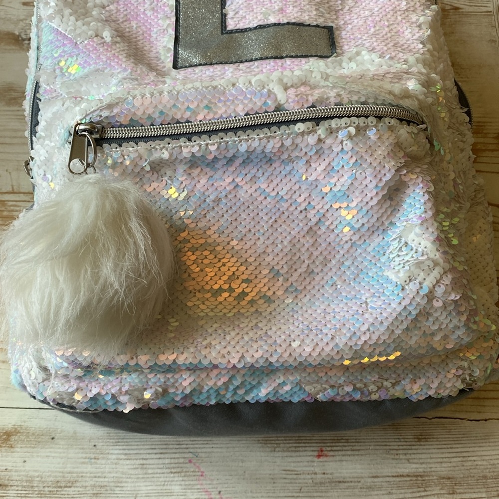 Justice Girls Sequin Unicorn Backpack - Picture 2 of 8